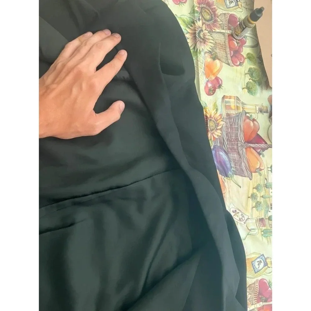 VTG Cerruti 1881 Shapes Black Wool Blazer Euro 62 Italy Old Money